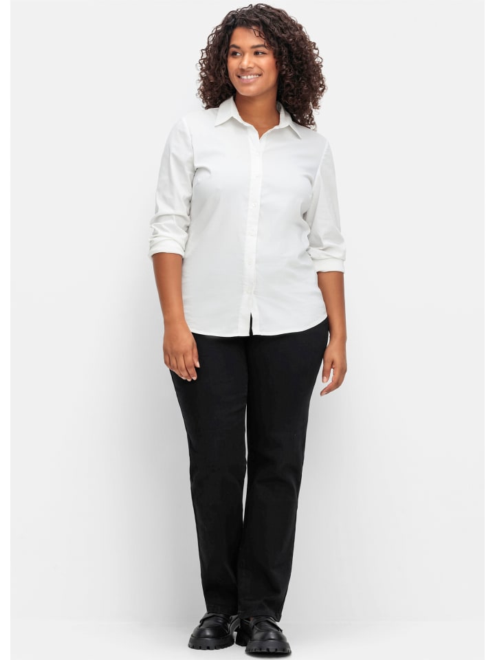 Джинсы sheego, черный деним
Джинсы sheego, черный деним