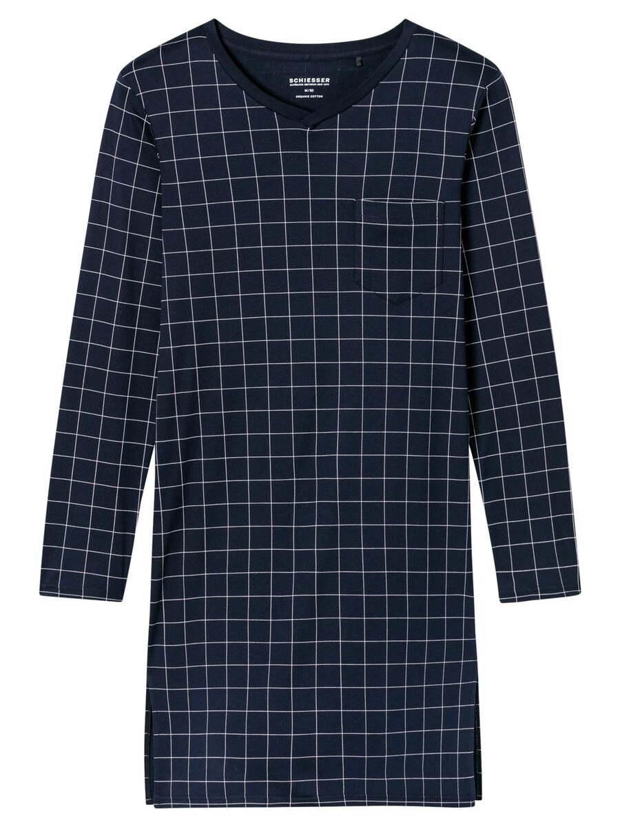 Длинная пижама SCHIESSER Fine Interlock, темно-синий
Длинная пижама SCHIESSER Fine Interlock, темно-синий