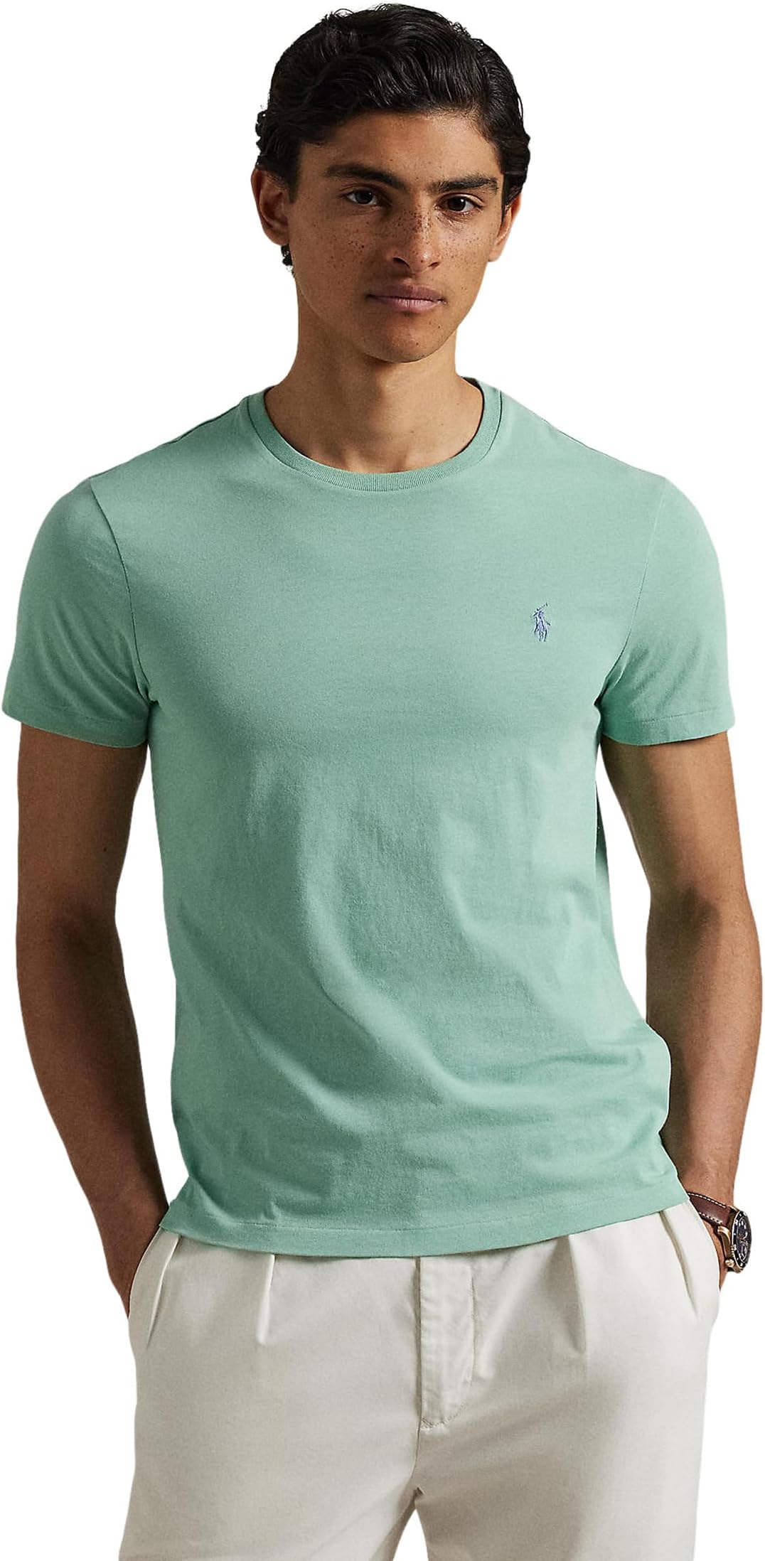 Футболка Polo Ralph Lauren Classic Fit Jersey Crewneck T-Shirt, цвет Celadon/C7215
Футболка Polo Ralph Lauren Classic Fit Jersey Crewneck T-Shirt, цвет Celadon/C7215