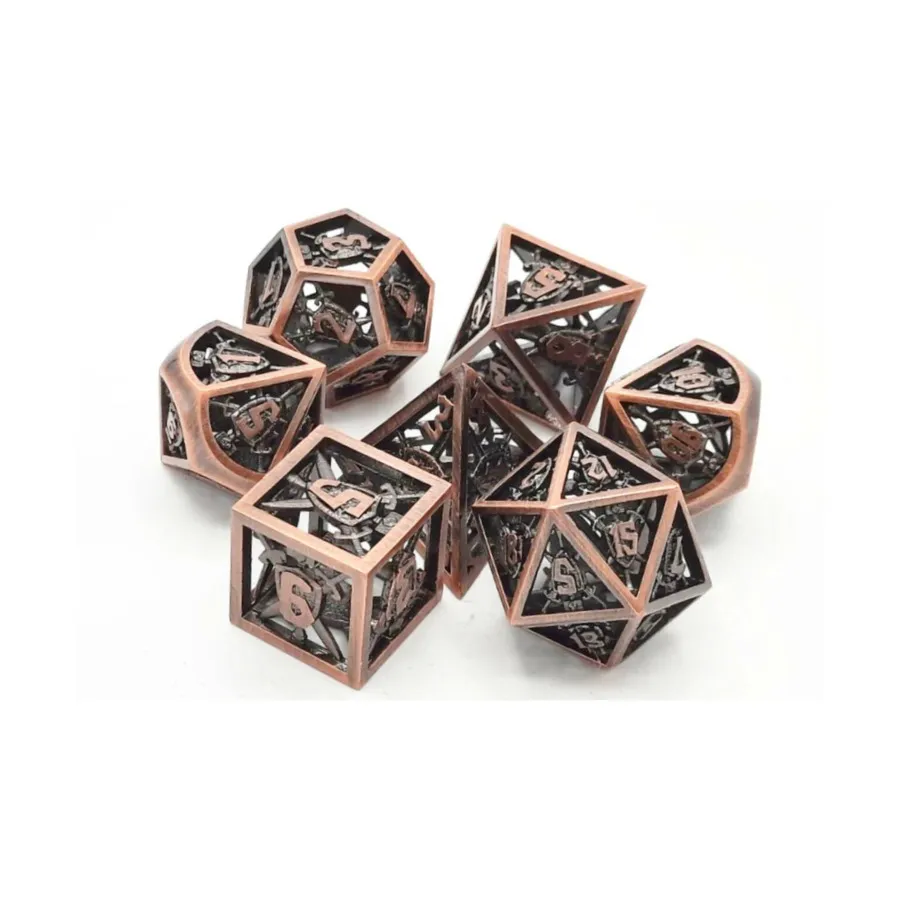 Полый меч и кубик-щит — матовая медь (7), Hollow Dice
Полый меч и кубик-щит — матовая медь (7), Hollow Dice