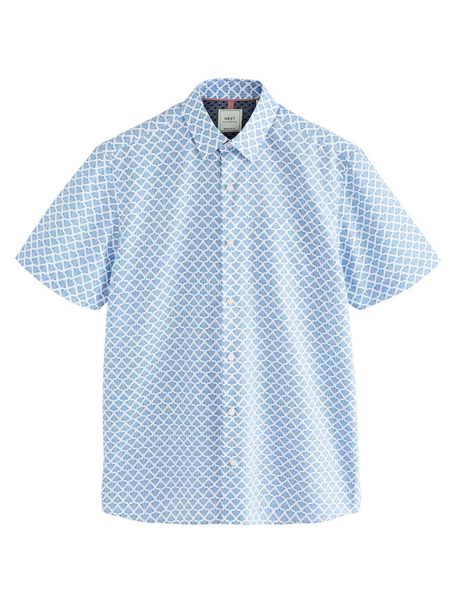 Рубашка на пуговицах классического кроя Next, синий
Рубашка на пуговицах классического кроя Next, синий