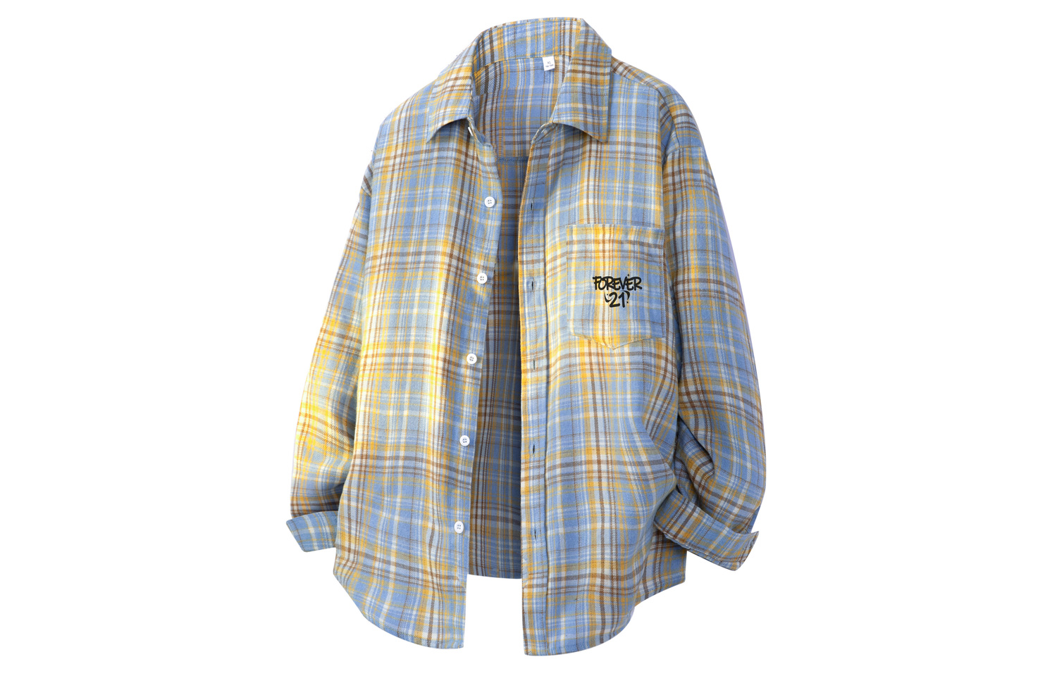 Футболка Unisex FOREVER 21, синяя клетка (с флисовой подкладкой)
Футболка Unisex FOREVER 21, синяя клетка (с флисовой подкладкой)