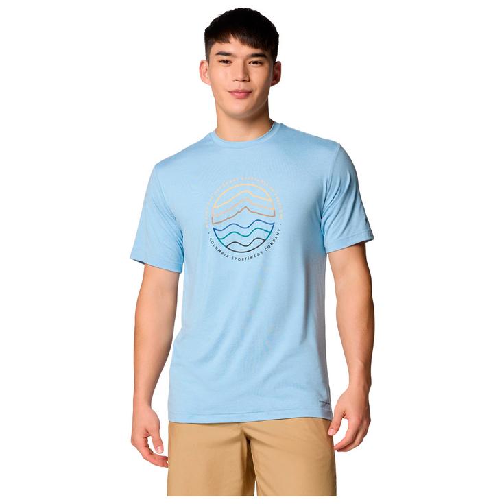Футболка для походов Kwick Hike Graphic SS Tee Ripple Blue Heather Peaked Lifestyle - S Columbia
Футболка для походов Kwick Hike Graphic SS Tee Ripple Blue Heather Peaked Lifestyle - S Columbia