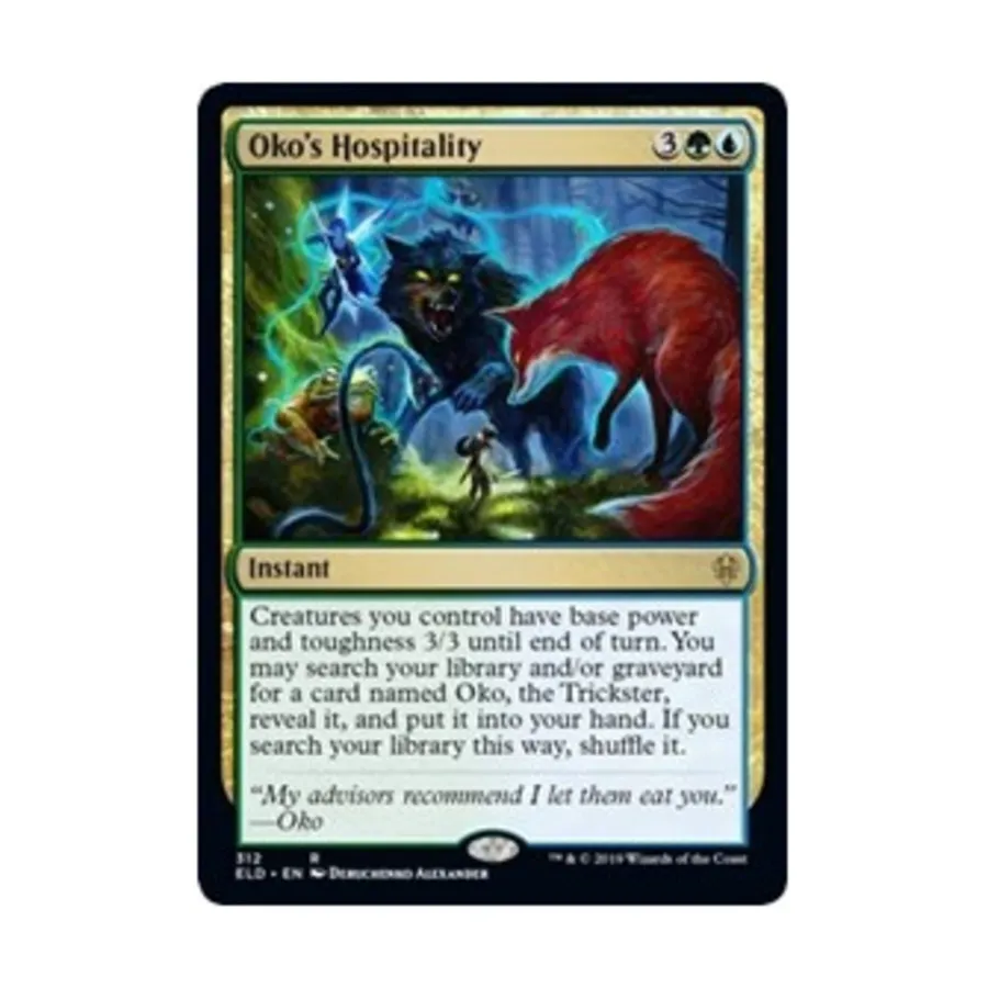 CCG Гостеприимство Око (клавиша R), MTG - Throne of Eldraine
CCG Гостеприимство Око (клавиша R), MTG - Throne of Eldraine