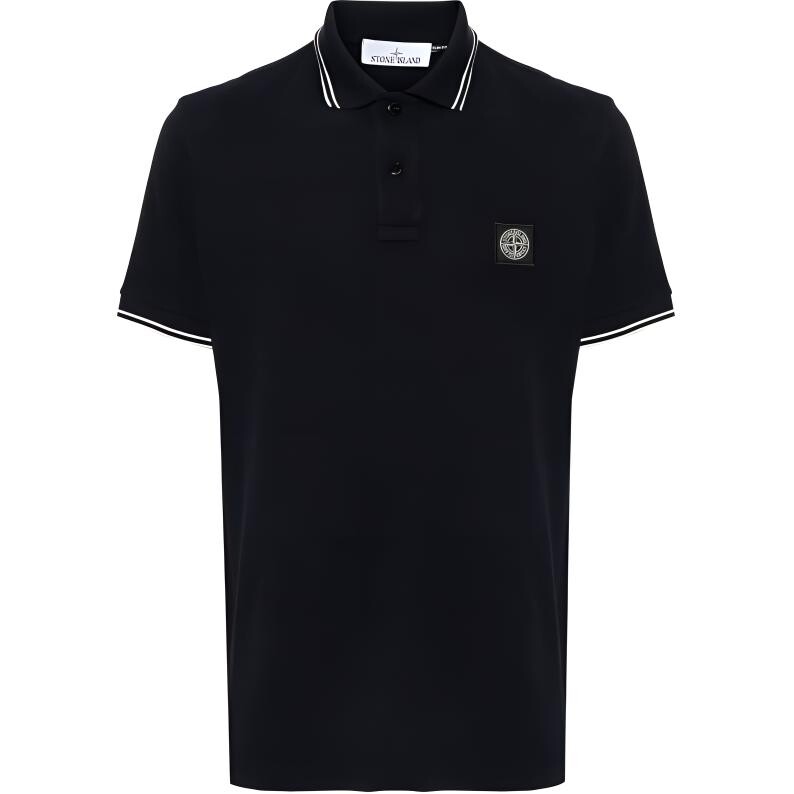 Рубашка поло мужская черная Stone Island, черный
Рубашка поло мужская черная Stone Island, черный