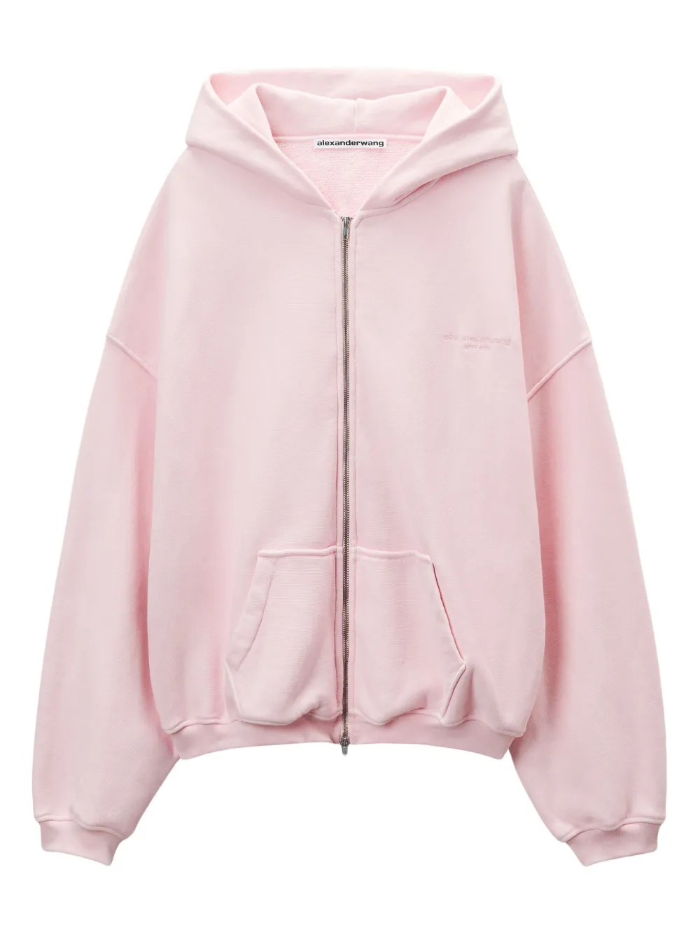 Толстовка с капюшоном на молнии с логотипом Alexander Wang, розовый
Толстовка с капюшоном на молнии с логотипом Alexander Wang, розовый