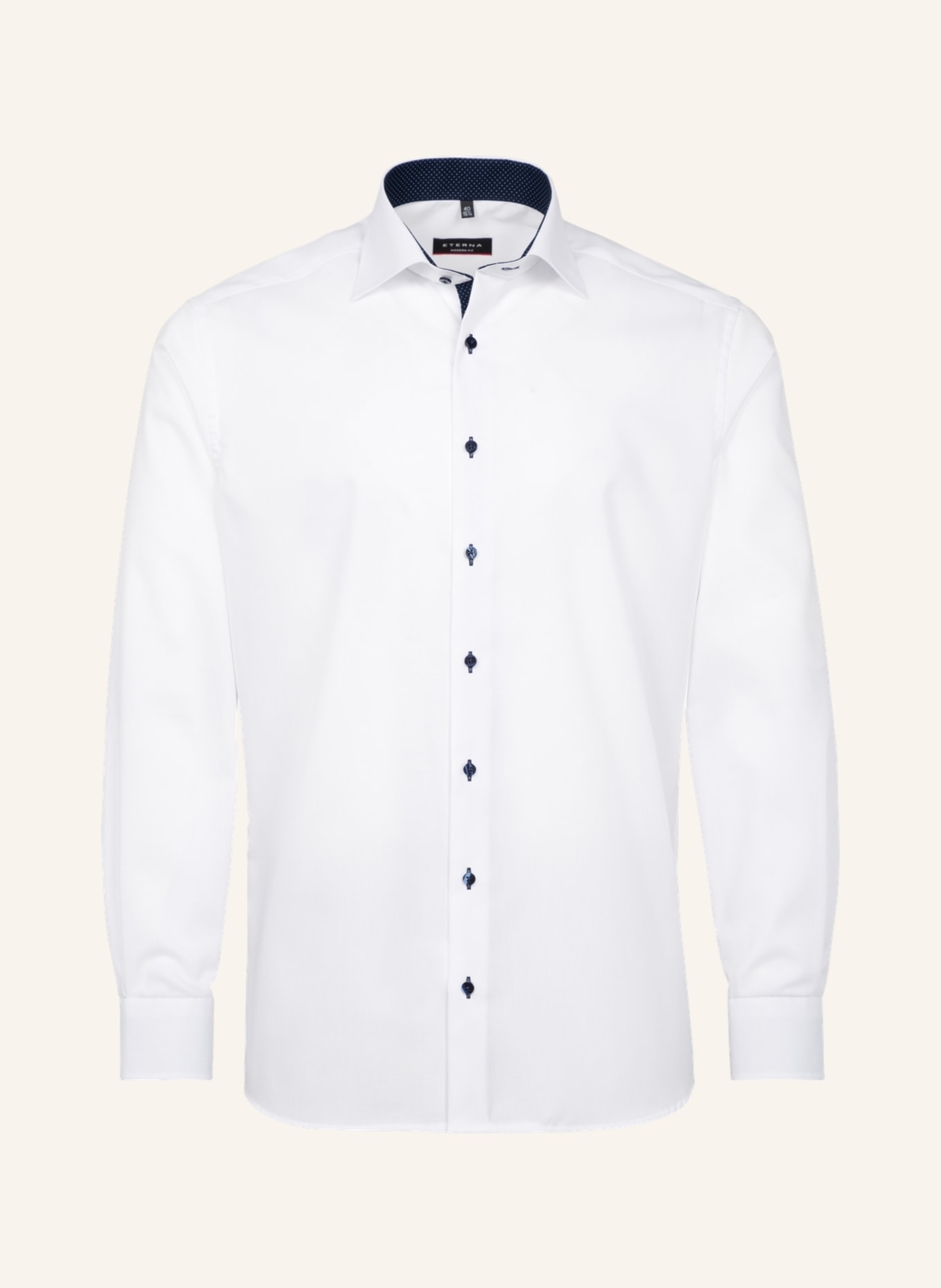 Современная рубашка Eterna, белый
Современная рубашка Eterna, белый