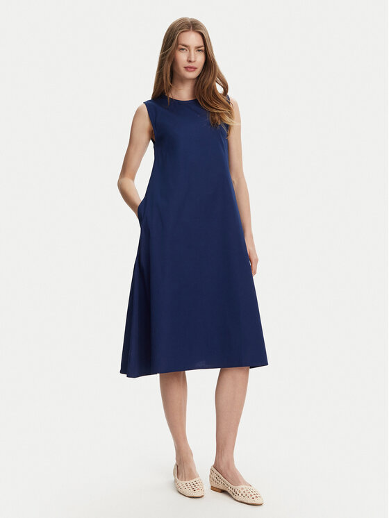 Летнее платье стандартный крой BL495 Selmark, синий
Летнее платье стандартный крой BL495 Selmark, синий