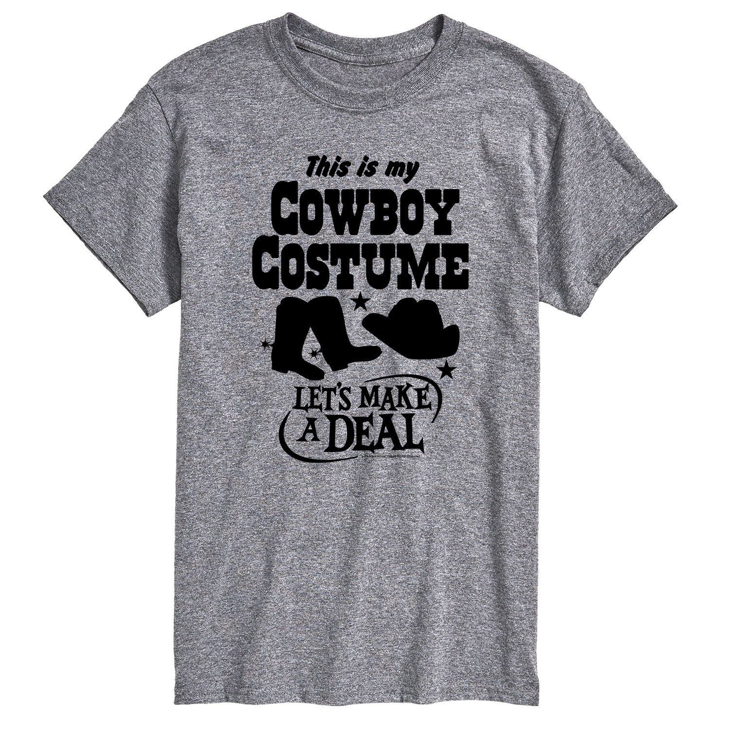 Мужская ковбойская футболка «Давайте сделаем сделку» Licensed Character
Мужская ковбойская футболка «Давайте сделаем сделку» Licensed Character