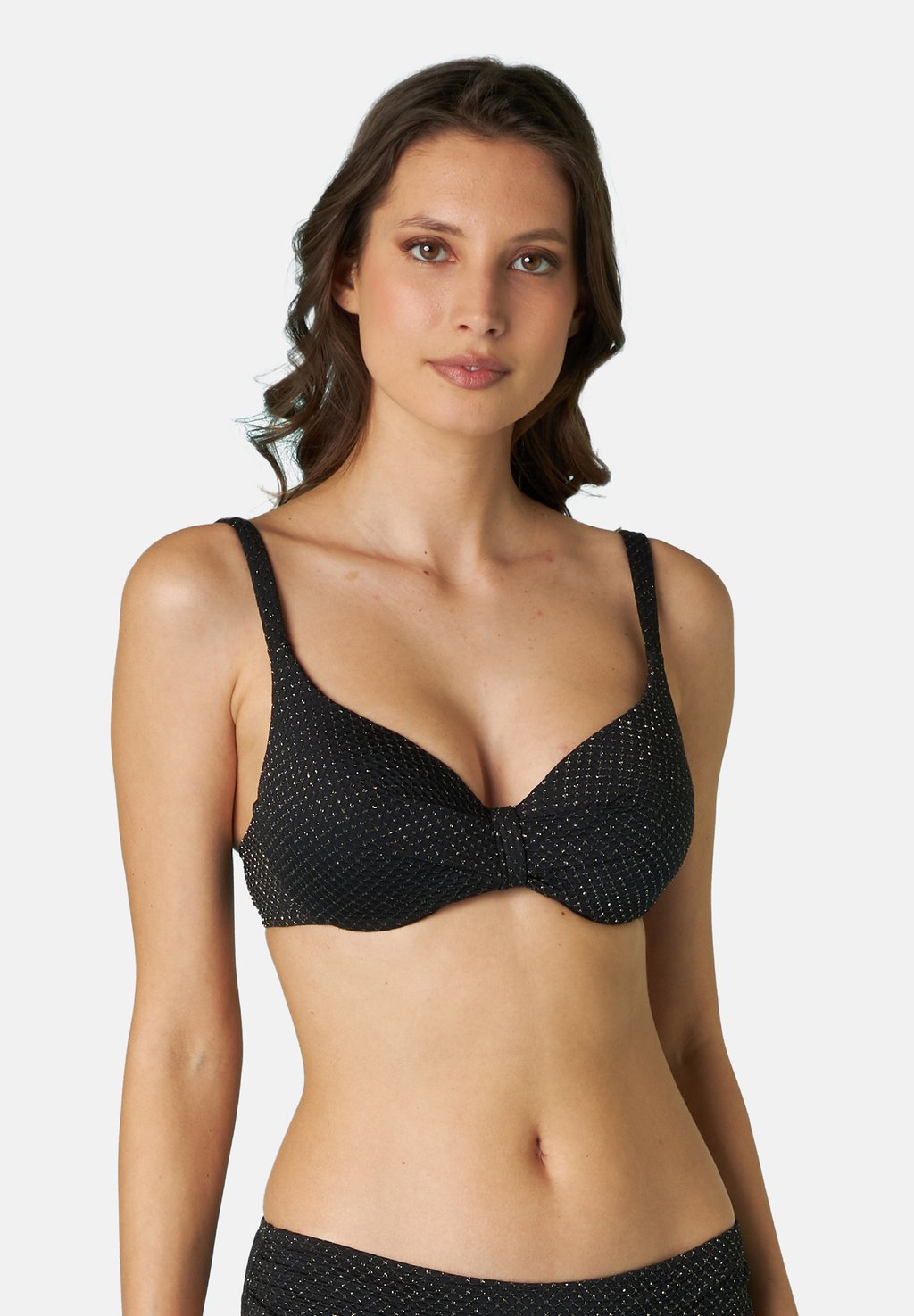 Верх бикини JACQUARD LUREX Lovable, черный
Верх бикини JACQUARD LUREX Lovable, черный