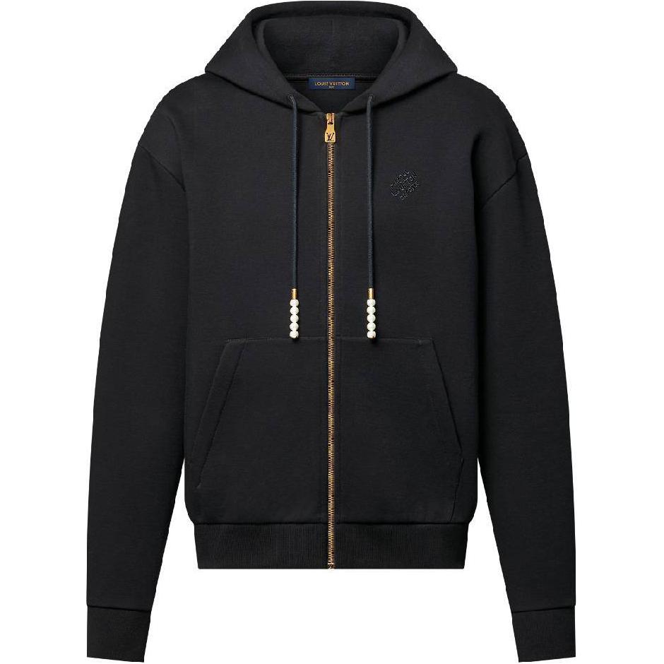 Вышитая худи на молнии LOUIS VUITTON, черный
Вышитая худи на молнии LOUIS VUITTON, черный