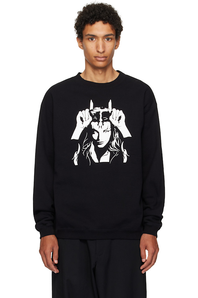 Толстовка с графическим принтом Y'S For Men, черный
Толстовка с графическим принтом Y'S For Men, черный