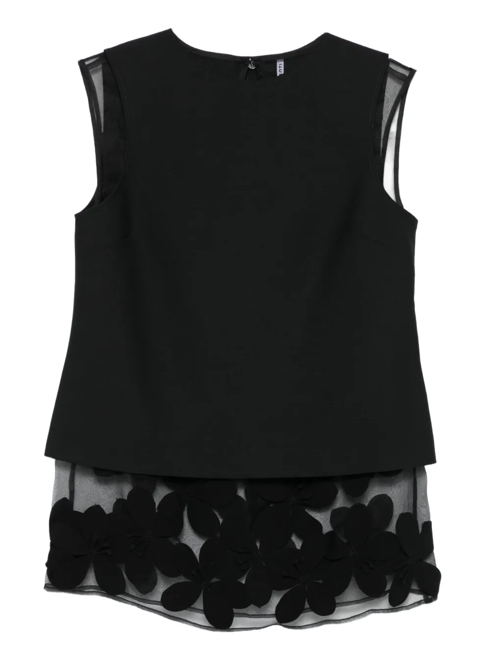 Блузка без рукавов с цветочной аппликацией Liviana Conti, черный
Блузка без рукавов с цветочной аппликацией Liviana Conti, черный