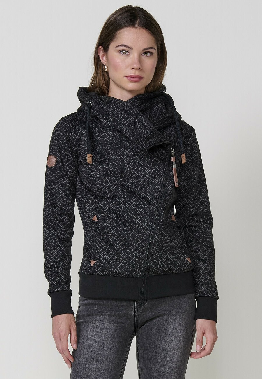 Толстовка Koroshi ABIERTA CON CAPUCHA, Black
Толстовка Koroshi ABIERTA CON CAPUCHA, Black