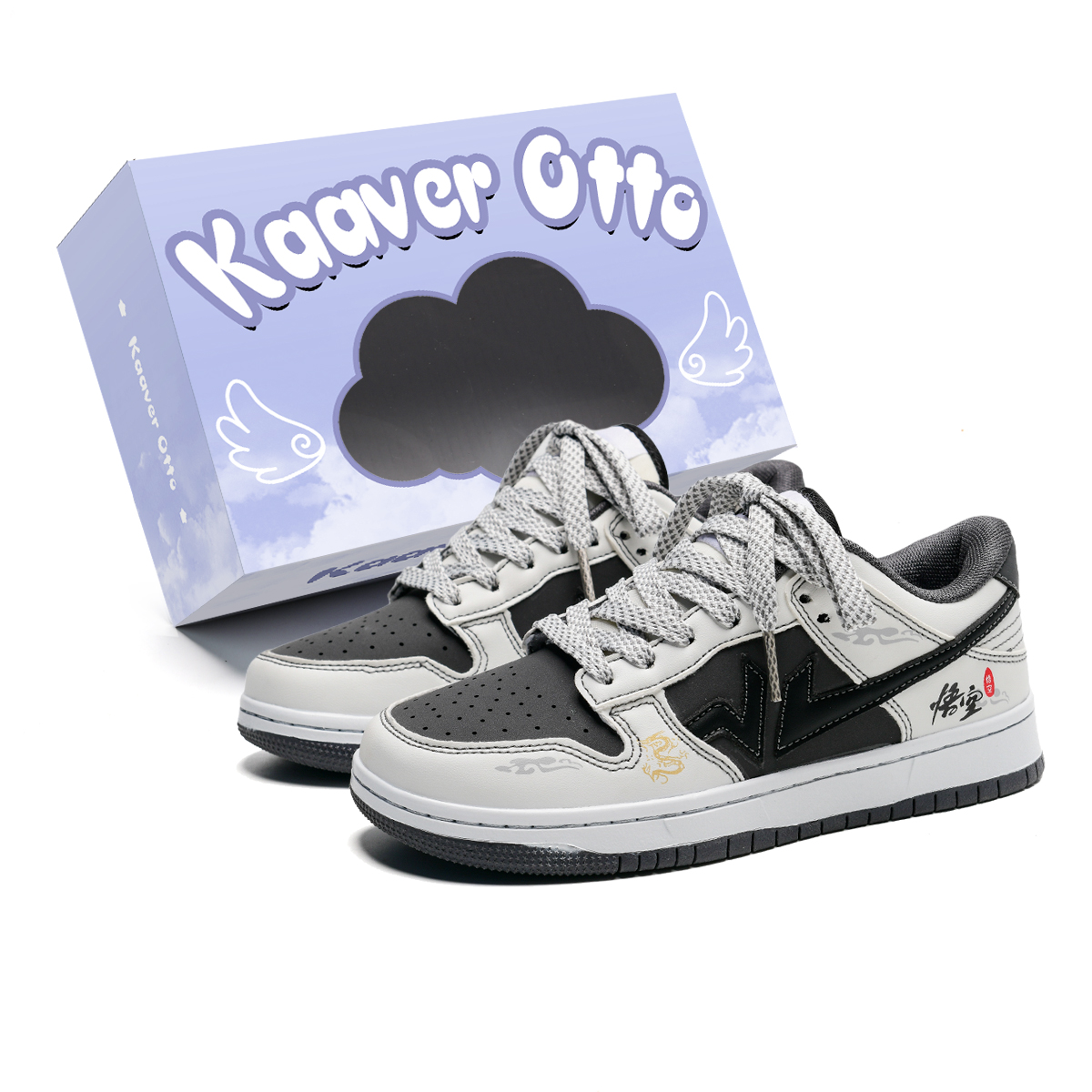 KAAVER OTTO Скользоустойчивые низкие скейтерские кроссовки унисекс сине-бело-черные, цвет White Black
KAAVER OTTO Скользоустойчивые низкие скейтерские кроссовки унисекс сине-бело-черные, цвет White Black