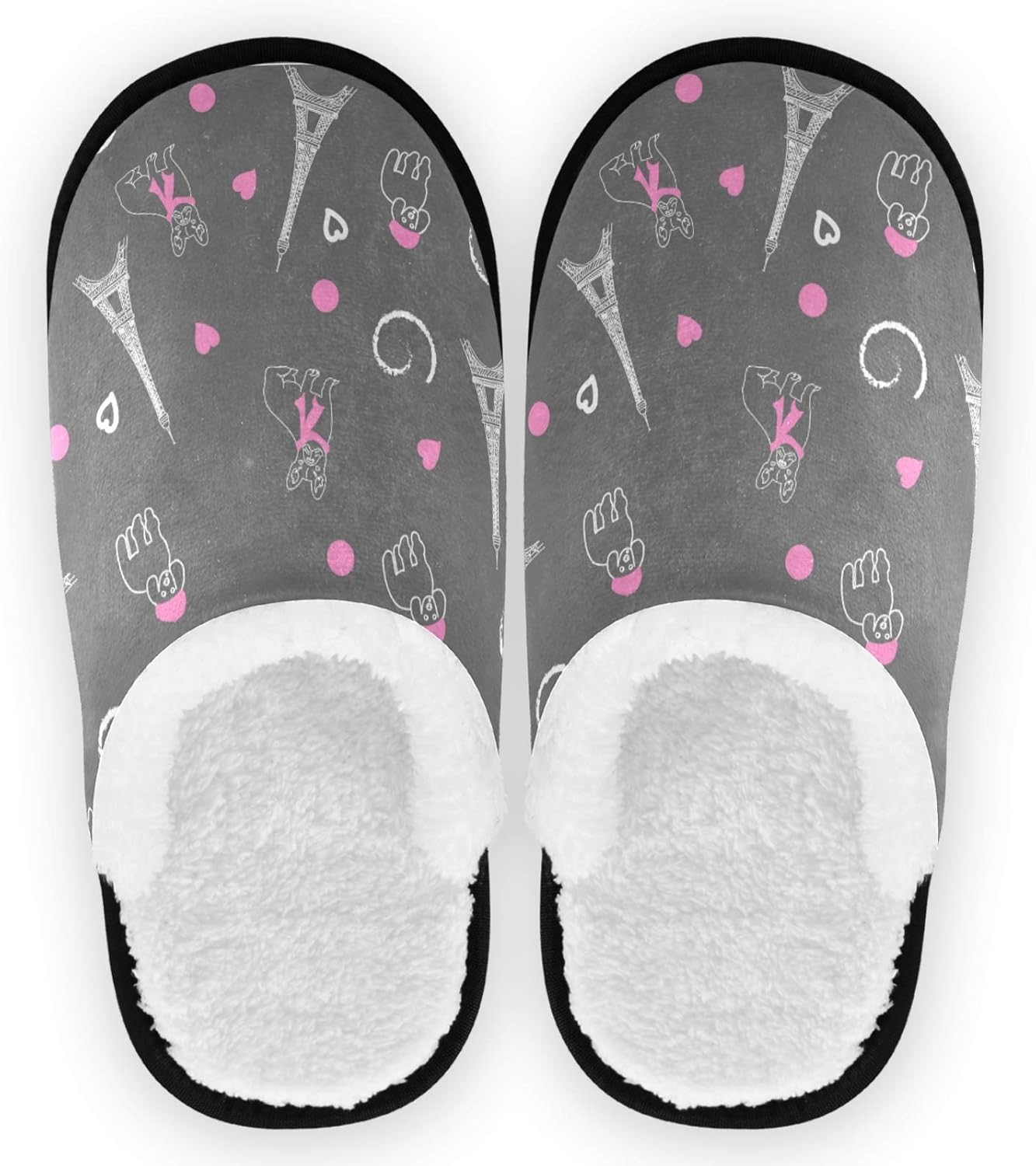 Тапочки visesunny для женщин и мужчин, зимние теплые домашние тапочки из хлопка с эффектом памяти, мягкие плюшевые флисовые домашние тапочки без шнурков для девочек, обувь для дома и улицы, Dog Eiffel Tower
Тапочки visesunny для женщин и мужчин, зимние теплые домашние тапочки из хлопка с эффектом памяти, мягкие плюшевые флисовые домашние тапочки без шнурков для девочек, обувь для дома и улицы, Dog Eiffel Tower