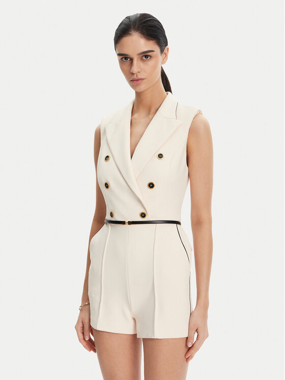 Комбинезон regular fit TU-T45-51E2 Elisabetta Franchi, бежевый
Комбинезон regular fit TU-T45-51E2 Elisabetta Franchi, бежевый