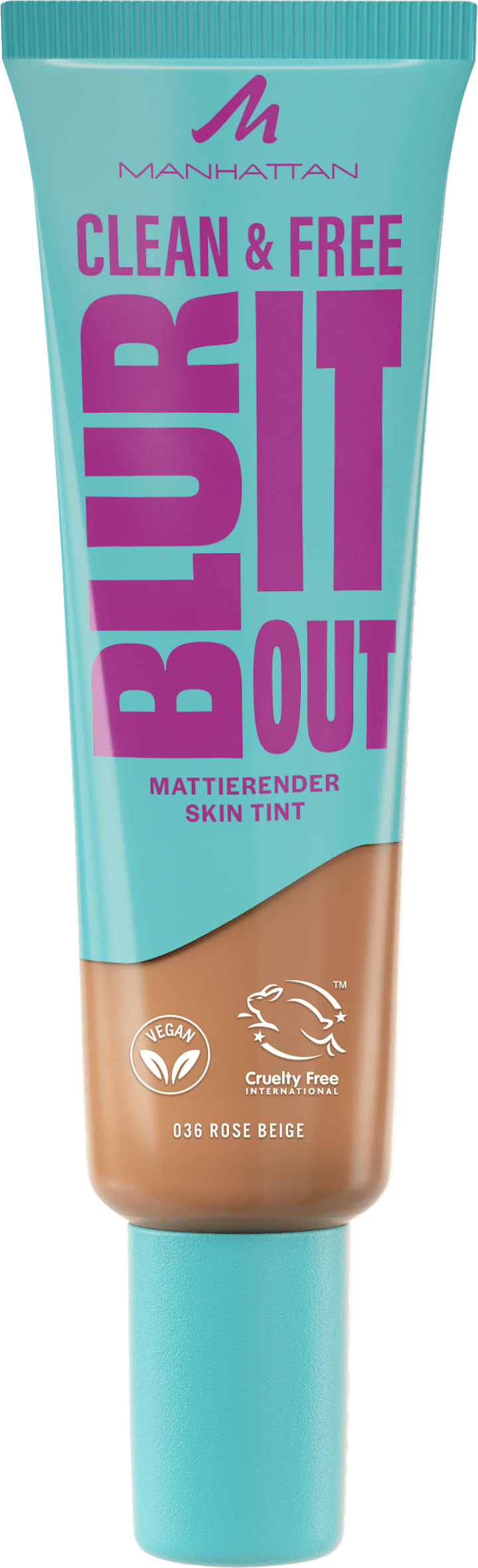 Тональный крем MANHATTAN Cosmetics Foundation Clean & Free Blur It Out Skin Tint 30 Rose Beige, 30 ml
Тональный крем MANHATTAN Cosmetics Foundation Clean & Free Blur It Out Skin Tint 30 Rose Beige, 30 ml