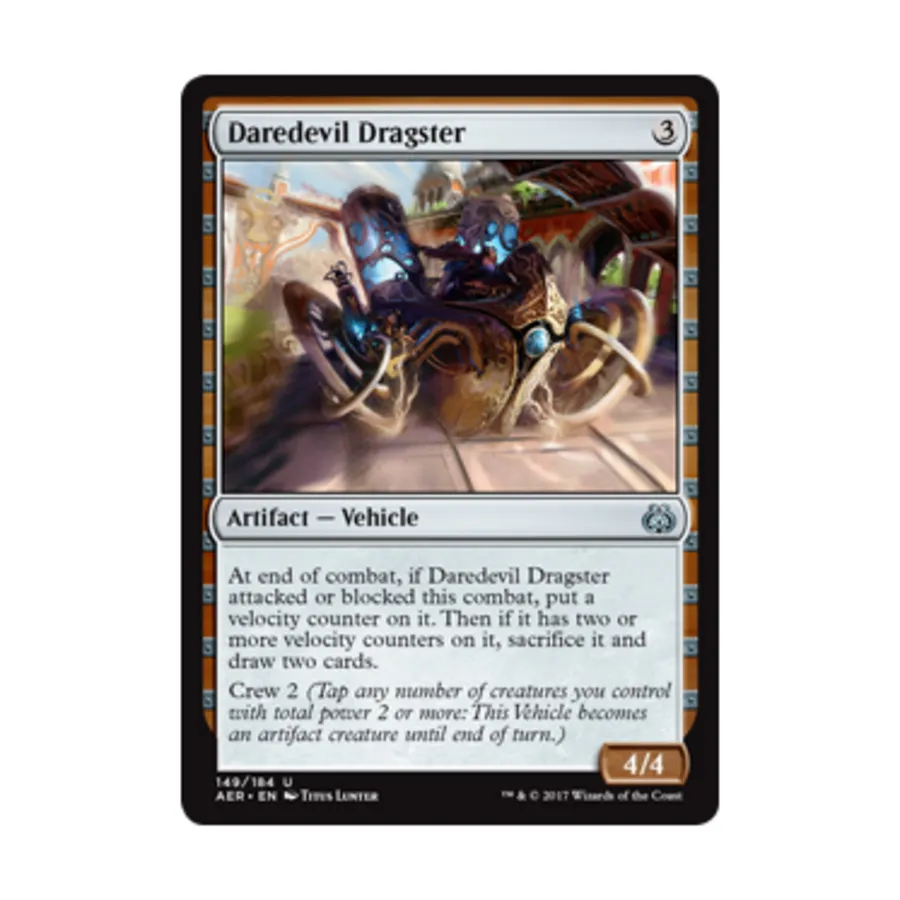 CCG Сорвиголова Драгстер (U), MTG - Aether Revolt
CCG Сорвиголова Драгстер (U), MTG - Aether Revolt