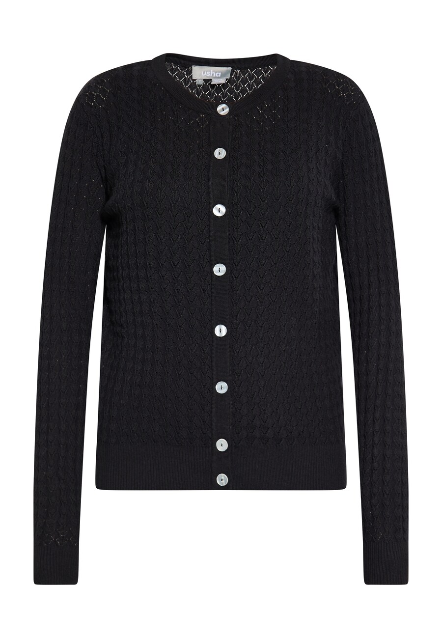 Вязаный кардиган Usha, черный
Вязаный кардиган Usha, черный