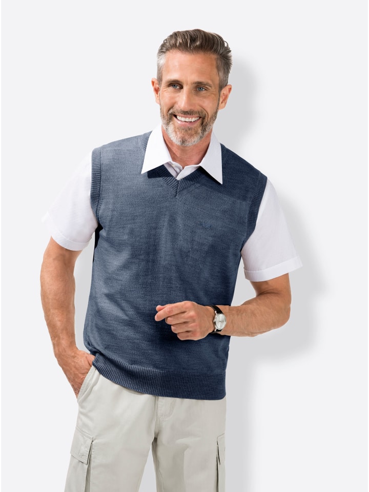 Жилет-свитер джинсово-синего цвета WITT WEIDEN
Жилет-свитер джинсово-синего цвета WITT WEIDEN