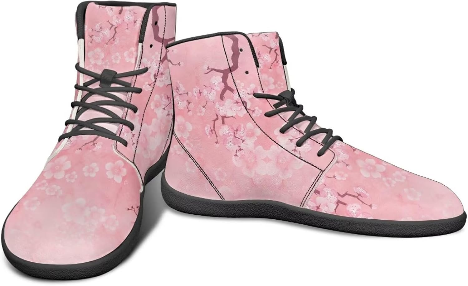 Кроссовки с высокой верхней частью и цветочным дизайном для мужчин- босоножки с широкой носочной частью, для кросс-тренинга и бега с резиновой подошвой Watdotory, Cherry Blossom Design
Кроссовки с высокой верхней частью и цветочным дизайном для мужчин- босоножки с широкой носочной частью, для кросс-тренинга и бега с резиновой подошвой Watdotory, Cherry Blossom Design