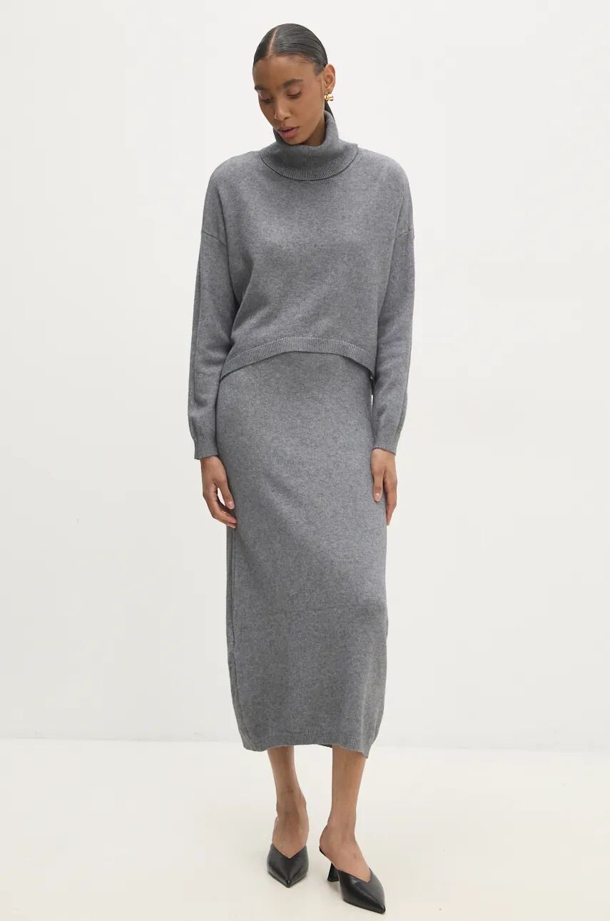 Платье и свитер Answear Lab, серый
Платье и свитер Answear Lab, серый