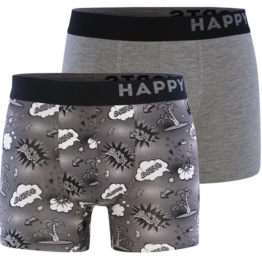 Боксеры Happy Shorts Trunks #2, Mottled Grey
Боксеры Happy Shorts Trunks #2, Mottled Grey