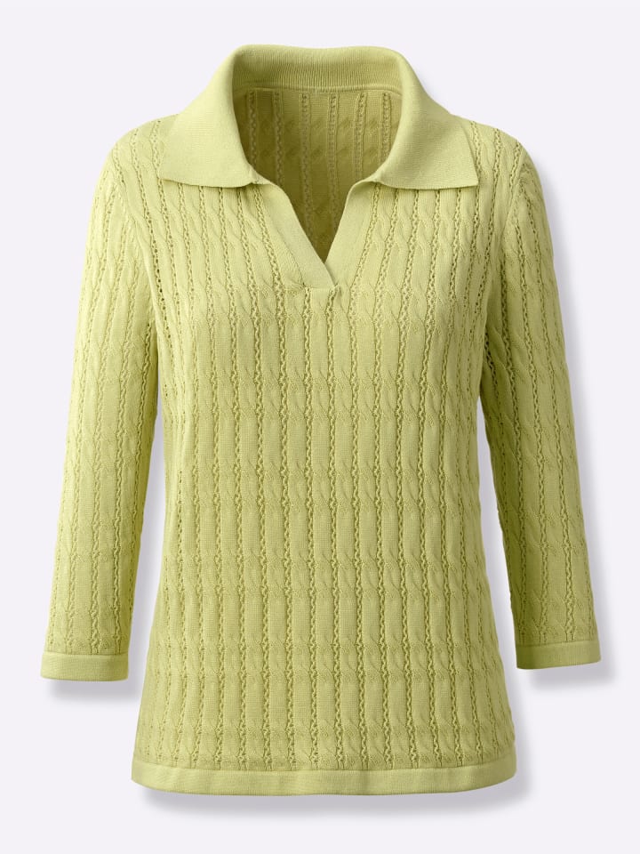 Свитер поло фисташкового цвета WITT WEIDEN
Свитер поло фисташкового цвета WITT WEIDEN