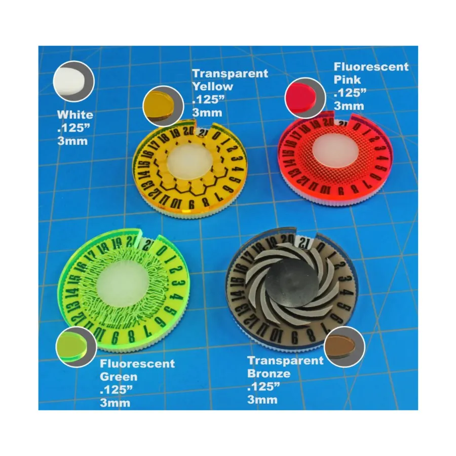 Универсальный набор игровых циферблатов (многоцветный), Miscellaneous Miniature Gaming Aids & Tools (Litko Aerosystems)
Универсальный набор игровых циферблатов (многоцветный), Miscellaneous Miniature Gaming Aids & Tools (Litko Aerosystems)