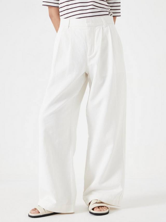 Широкие брюки lya для ног HUSH, белый 
Широкие брюки lya для ног HUSH, белый