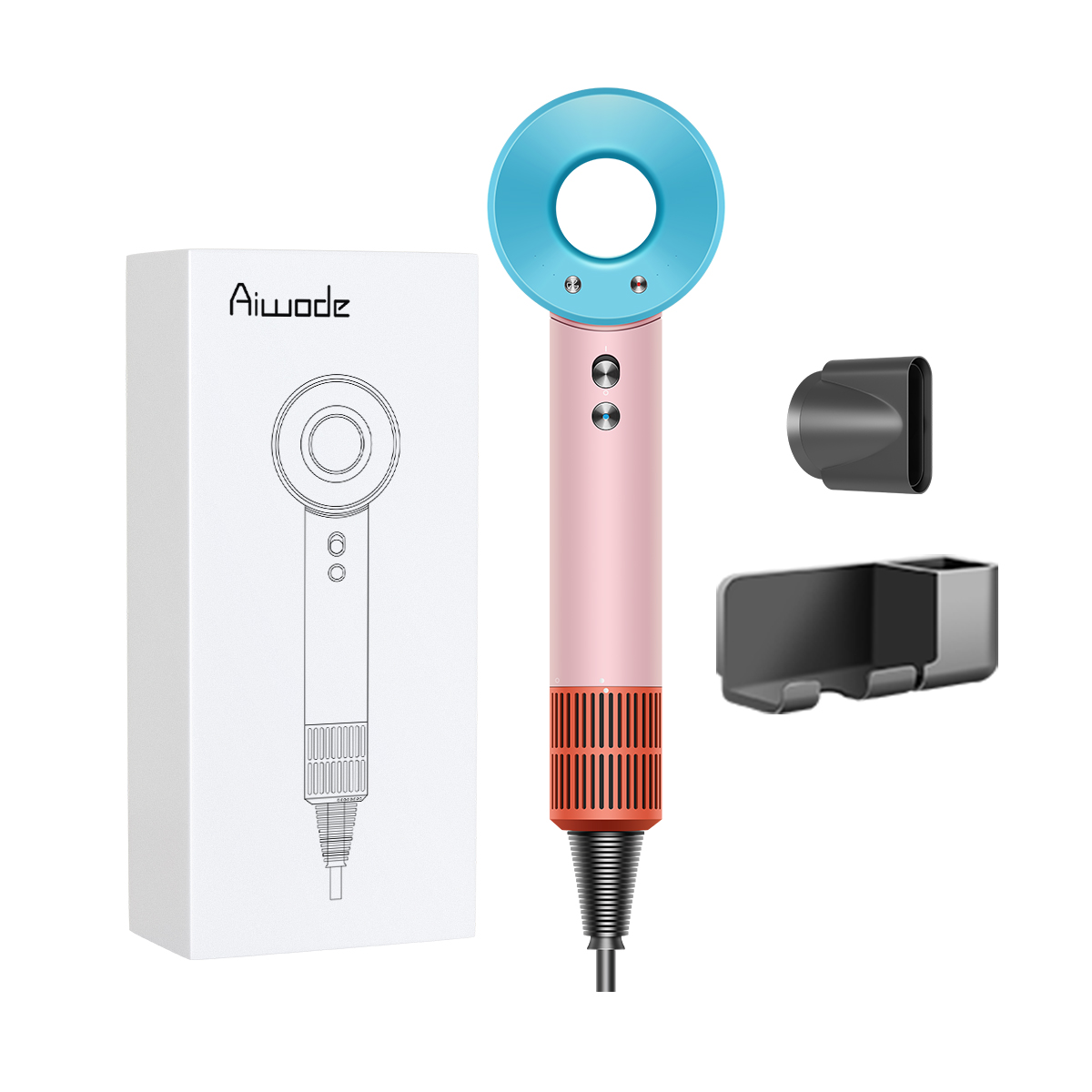 Фен Ai wo de Hair Dryer Ai Wo De, Multicolor
Фен Ai wo de Hair Dryer Ai Wo De, Multicolor