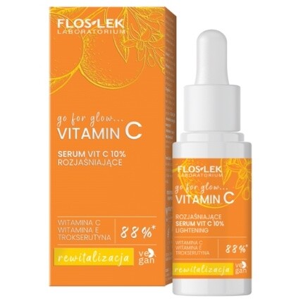 Go For Glow Vitamin C Сыворотка для сияния кожи Vit C 10 30 мл Floslek Laboratorium
Go For Glow Vitamin C Сыворотка для сияния кожи Vit C 10 30 мл Floslek Laboratorium