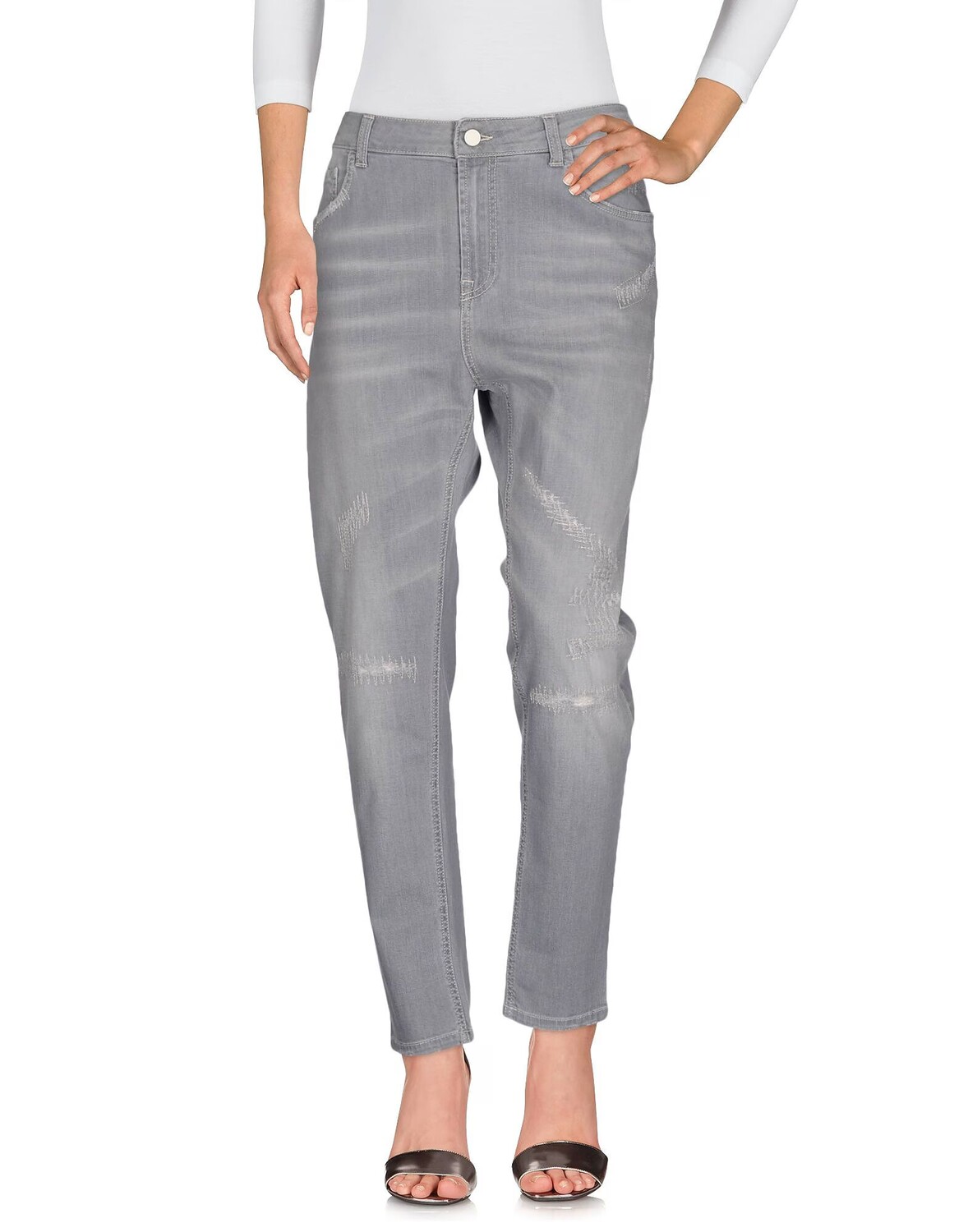 Джинсы Alysi, светло-серый 
Джинсы Alysi, светло-серый