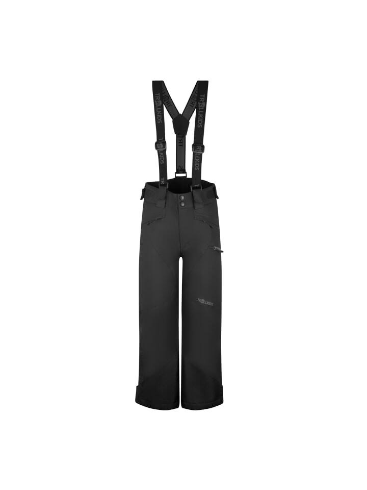 Лыжные штаны Trollkids Ski-/ Snowboardhose Kongsberg, черный 
Лыжные штаны Trollkids Ski-/ Snowboardhose Kongsberg, черный