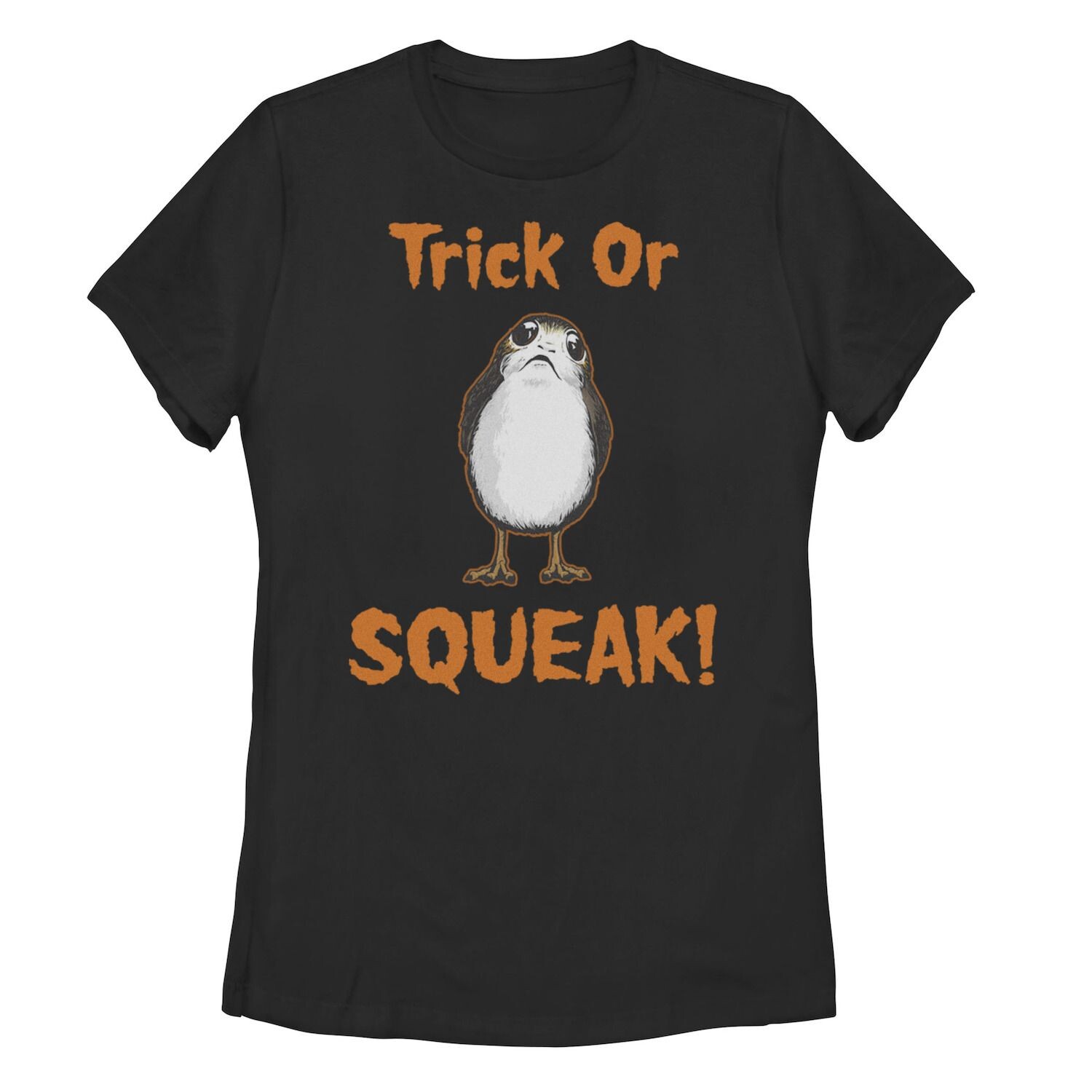 Футболка Porg для юниоров с изображением «Trick Or Squeak» и «Звездные войны» Licensed Character
Футболка Porg для юниоров с изображением «Trick Or Squeak» и «Звездные войны» Licensed Character