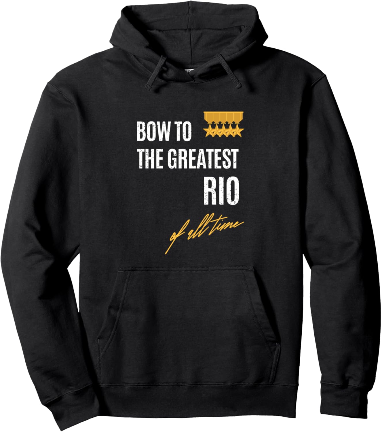 Поклонитесь величайшему Рио всех времен! Толстовка с надписями и именами Custom Gifts & Accessories For Men, черный
Поклонитесь величайшему Рио всех времен! Толстовка с надписями и именами Custom Gifts & Accessories For Men, черный
