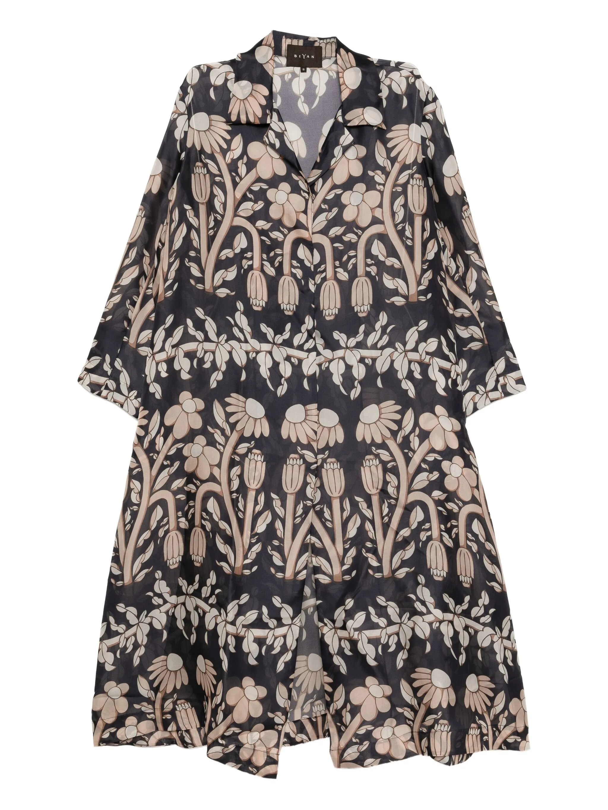 Пальто с цветочным принтом Biyan, синий
Пальто с цветочным принтом Biyan, синий