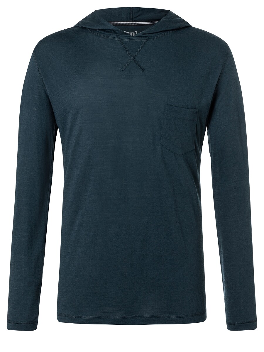 Рубашка super.natural Merino Hoodie, синий
Рубашка super.natural Merino Hoodie, синий
