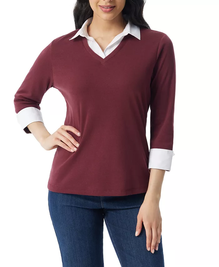 Женский многослойный топ Maxine Gloria Vanderbilt, фиолетовый
Женский многослойный топ Maxine Gloria Vanderbilt, фиолетовый