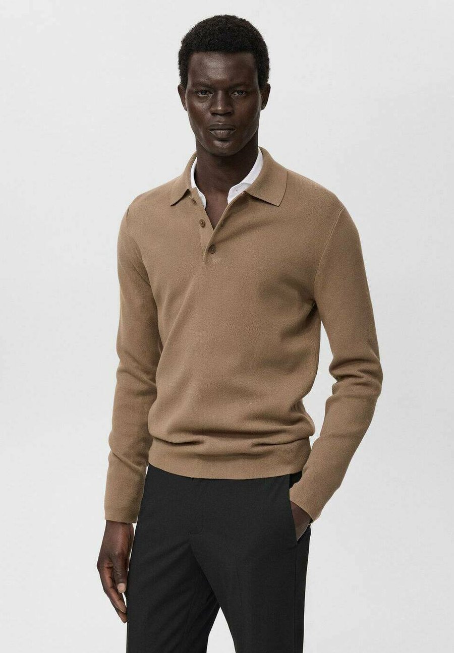 Поло Mango Polo shirt, Medium Brown/Brown
Поло Mango Polo shirt, Medium Brown/Brown
