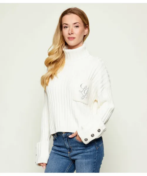 Водолазка Loose fit Liu Jo, белый
Водолазка Loose fit Liu Jo, белый