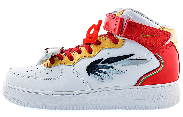 Кроссовки Nike Air Force 1 Skateboarding Shoes Men Mid-top White/Red/Gold, белый
Кроссовки Nike Air Force 1 Skateboarding Shoes Men Mid-top White/Red/Gold, белый
