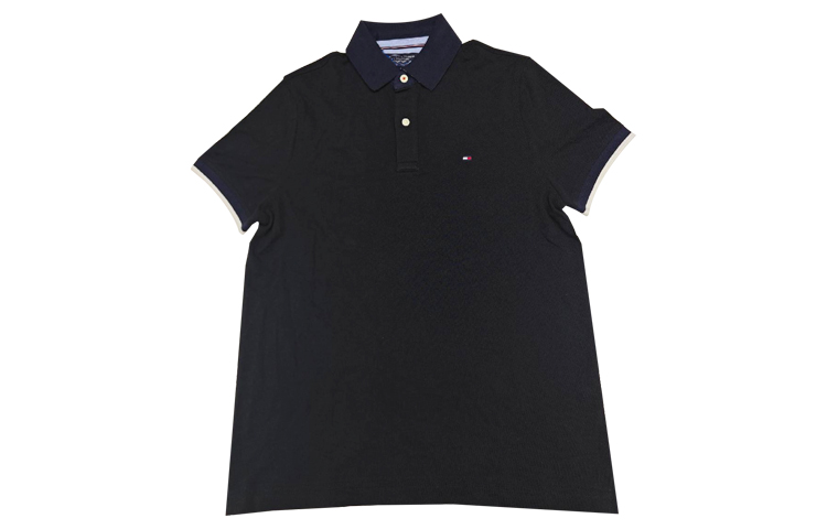Tommy Hilfiger Мужская черная поло
Tommy Hilfiger Мужская черная поло
