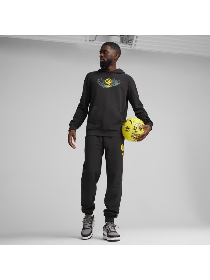 Брюки для тренировок и бега Puma BVB Borussia Dortmund Jogginganzug, черный
Брюки для тренировок и бега Puma BVB Borussia Dortmund Jogginganzug, черный