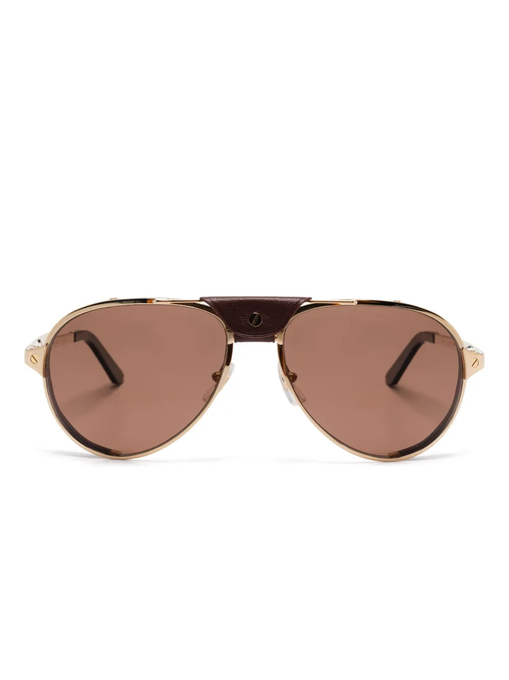 Солнцезащитные очки-пилоты Cartier Eyewear, золотой
Солнцезащитные очки-пилоты Cartier Eyewear, золотой