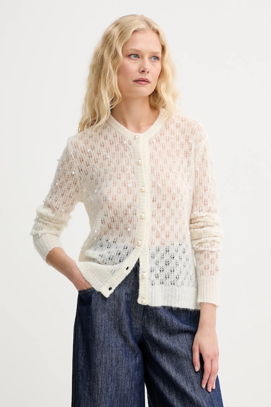 Шерстяной кардиган PERL Munthe, бежевый
Шерстяной кардиган PERL Munthe, бежевый