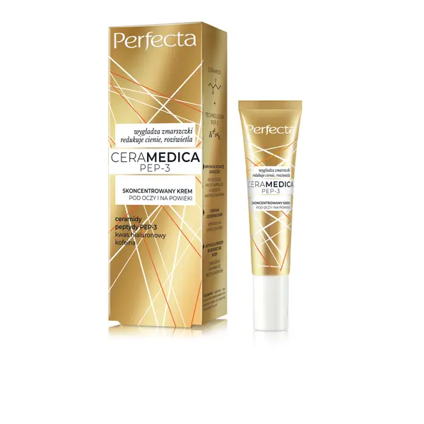 Концентрированный крем для глаз и век, 15 мл Perfecta Ceramedica pep-3
Концентрированный крем для глаз и век, 15 мл Perfecta Ceramedica pep-3