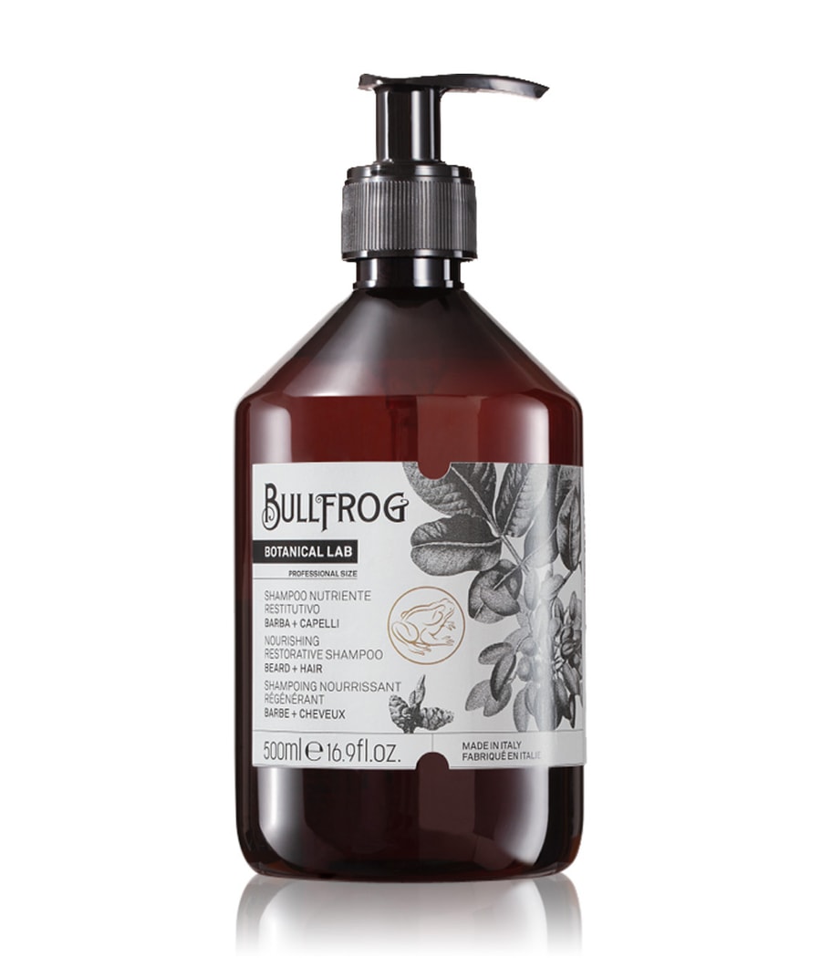 Шампунь для волос BULLFROG Botanical Lab Nourishing Restorative, 500 ml
Шампунь для волос BULLFROG Botanical Lab Nourishing Restorative, 500 ml