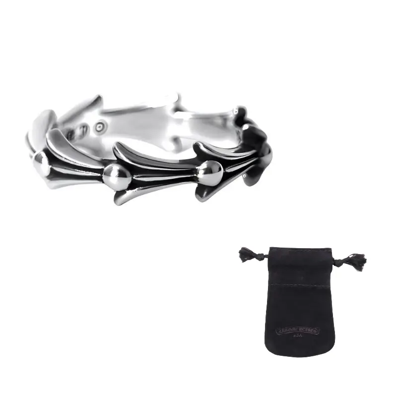 Chrome Hearts Кольцо из стерлингового серебра 925 пробы Unisex Silver
Chrome Hearts Кольцо из стерлингового серебра 925 пробы Unisex Silver